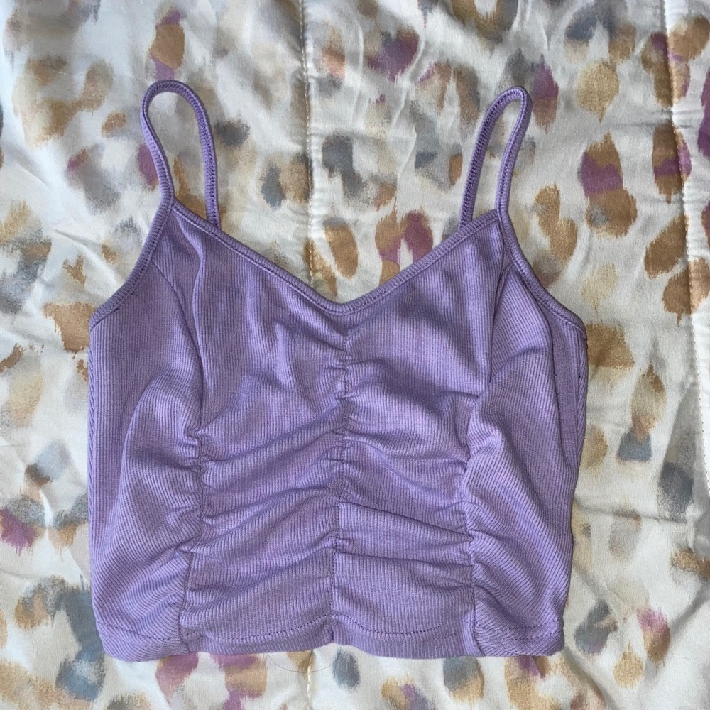 Ruched Cropped Tank top!